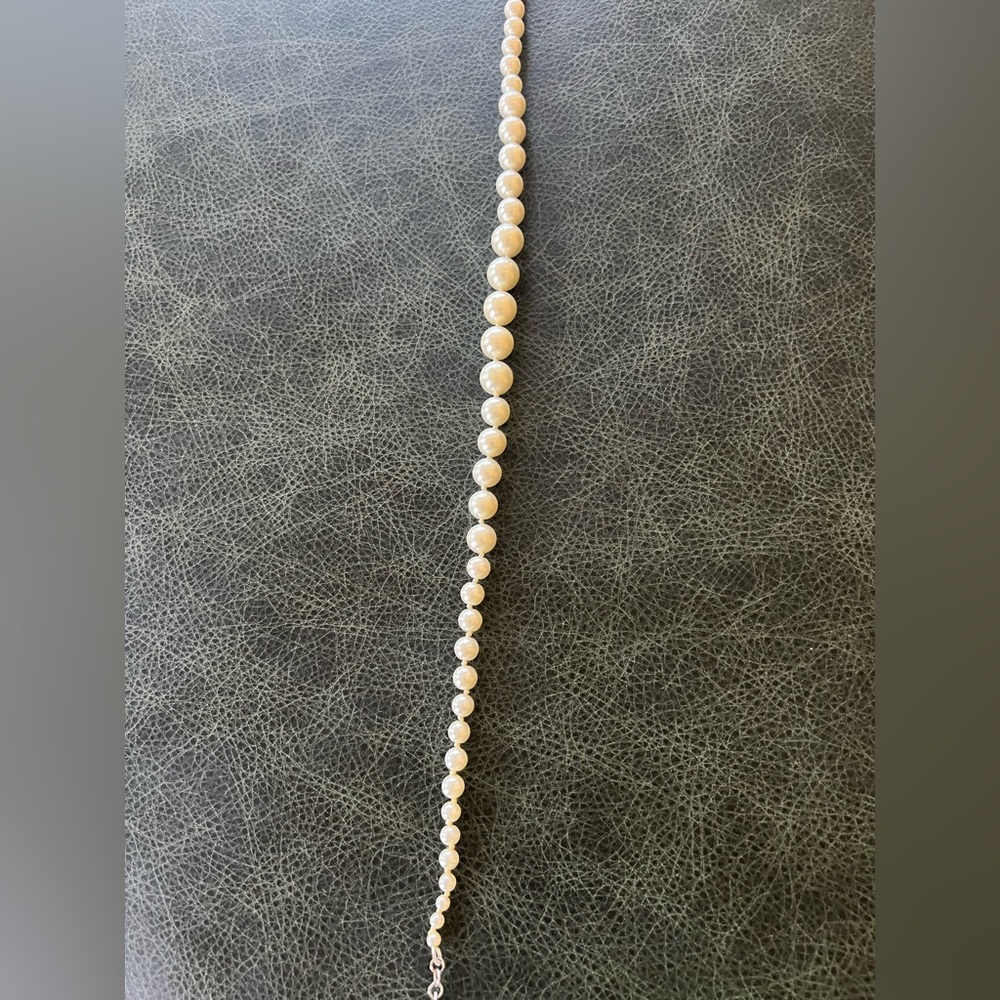 Talbots Necklace Pearls Faux White - Picture 6 of 11